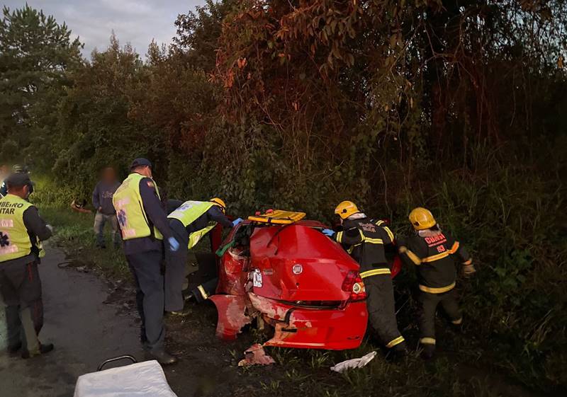 BR-280 está totalmente interditada entre Mafra e Três Barras