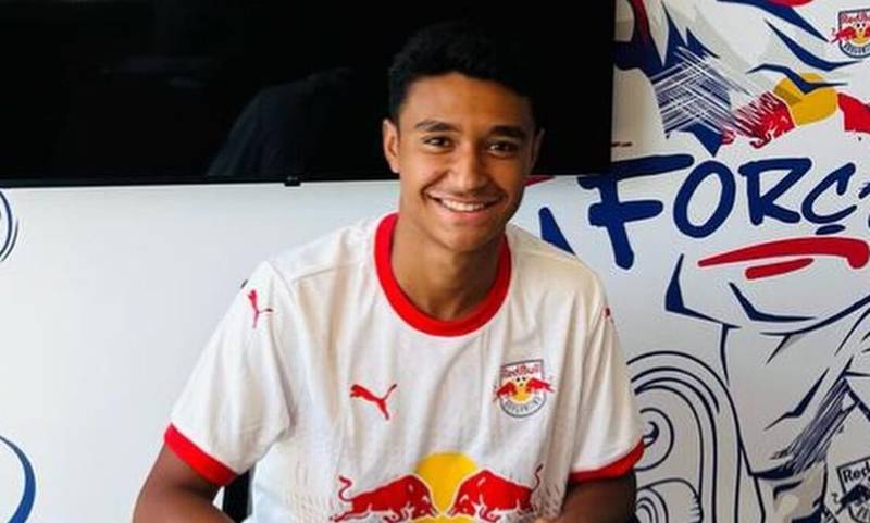 Lucas Severino, de 19 anos, chegou no Bragantino nesta semana Foto: Reprodução, Instagram
